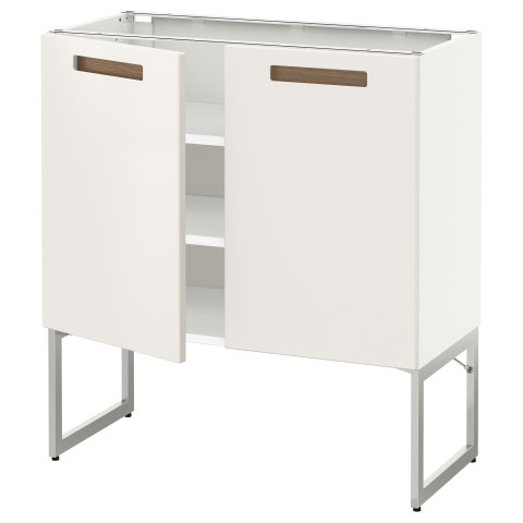 Наполный шкаф с полками/2 двери МЕТОД белый артикуль № 890.907.52 в наличии. Online сайт IKEA РБ. Недорогая доставка и соборка.