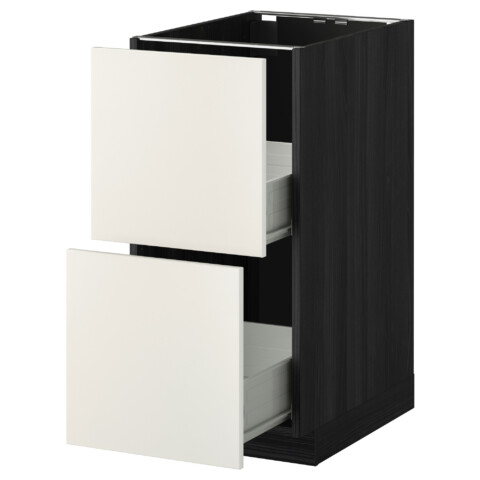 Напольный шкаф 2 фронтальные панели/2 средняя ящик МЕТОД / ФОРВАРА белый артикуль № 999.157.86 в наличии. Интернет каталог IKEA Минск. Недорогая доставка и монтаж.