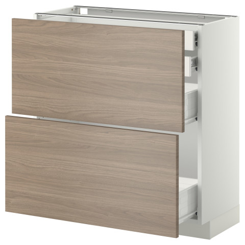 Напольный шкаф 2фрнт/2низк/2 высокий/2срдн ящик МЕТОД / ФОРВАРА белый артикуль № 799.129.82 в наличии. Онлайн магазин ИКЕА Минск. Быстрая доставка и соборка.