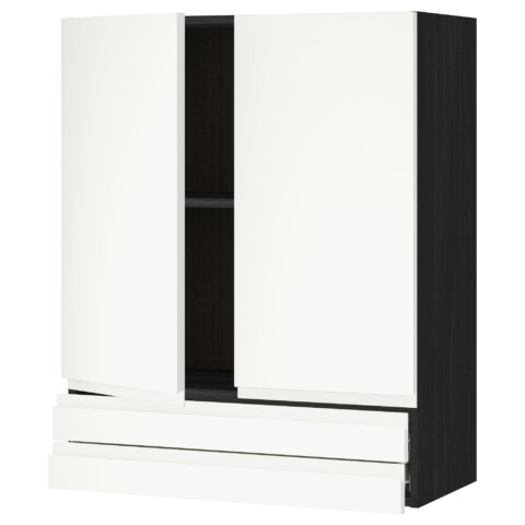 Навесной шкаф, 2 дверцы, 2 ящика МЕТОД / ФОРВАРА белый артикуль № 591.117.13 в наличии. Онлайн магазин ИКЕА РБ. Недорогая доставка и монтаж.