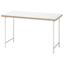 Письменный стол, 120×60 см, белый, антрацит IKEA LAGKAPTEN ЛАГКАПТЕН, SPÄND 895.636.28