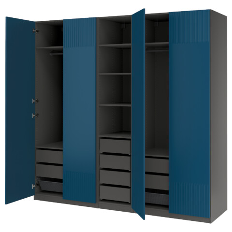 Гардероб, комбинация IKEA PAX ПАКС, FYRUDDEN 495.817.47